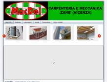 Tablet Screenshot of macdel.it
